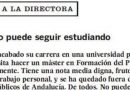Carta a una madre: tu hijo debería poder seguir estudiando (en la pública)